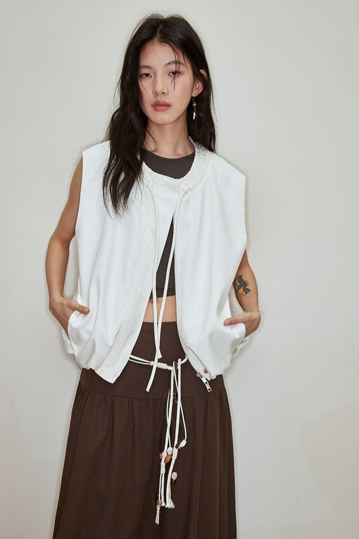 Chaleco versátil de lyocell y algodón | 3 colores