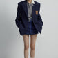 Unisex sleek silhouette suit jacket | 2 color