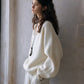 100% wool cozy loose-fit V-neck sweater | 4 color