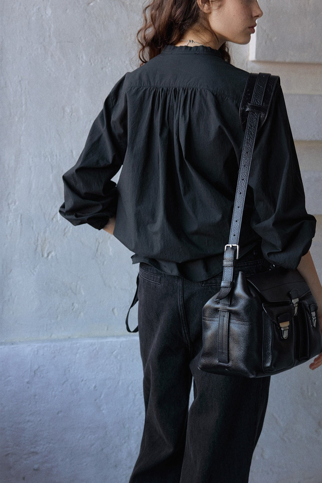 100% cotton wrap style shirt | 3 color
