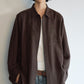 Linen blend relaxed-fit embroidery shirt | 3 color