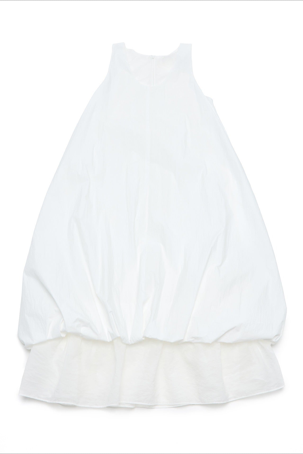 Cotton blend layered effect cloud-like dress | 3 color