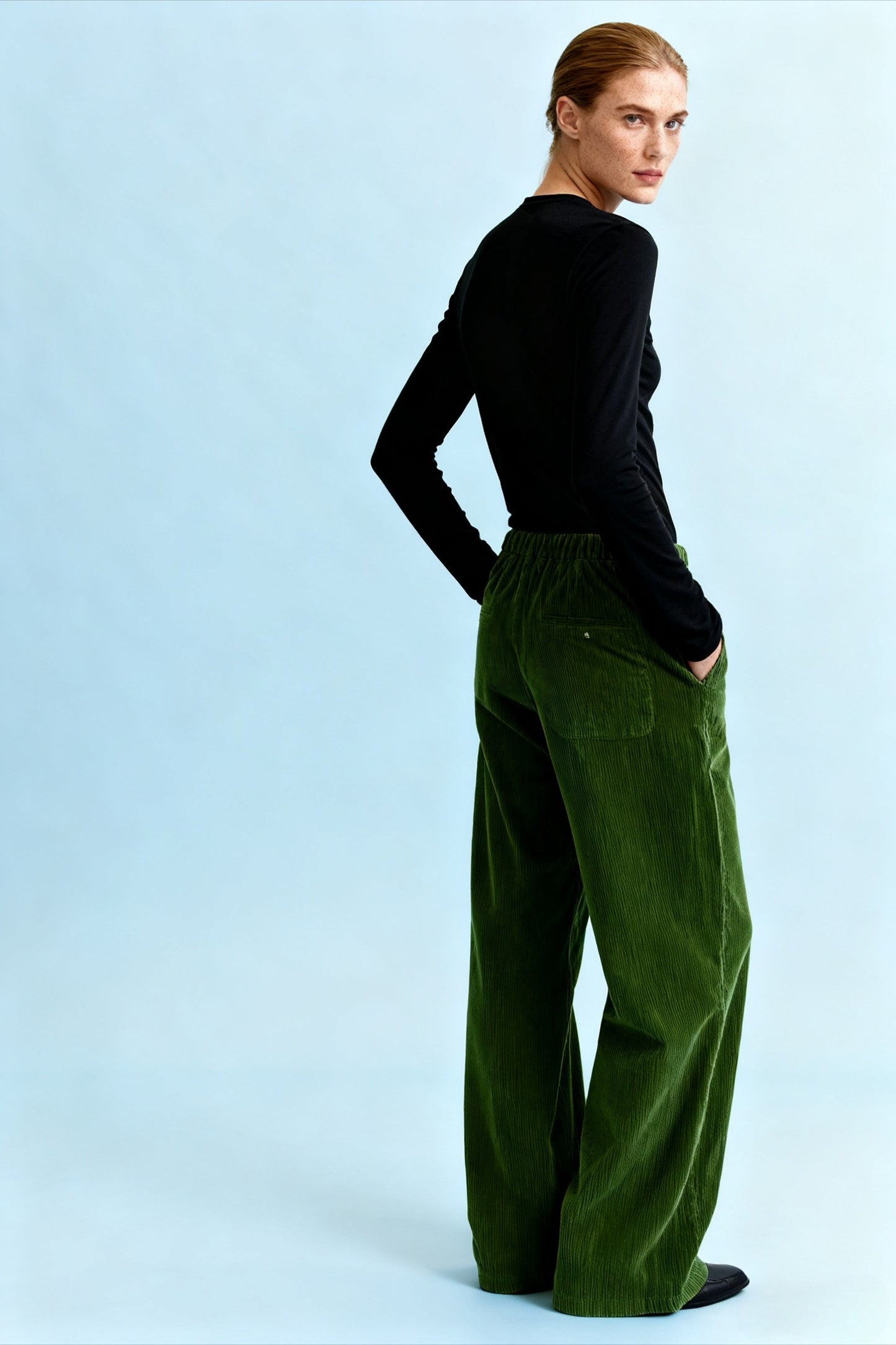 Wool blend soft fit base knitwear | 2 color