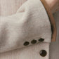 Wool-cashmere chic fit mid-length suit jacket