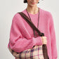 Wool riched chunky knit texture sweater | 3 color