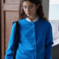 100% wool classic round neck cardigan | 5 color