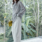 Lightweight and sheer ruffled collar shirt | 4 color