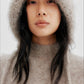 Cashmere-alpaca blend soft long hair hat