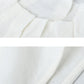 Woolen pleated collar petite fly sleeve sheer top