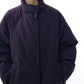 Paper-like textured stand-collar down coat | 3 color