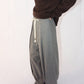 Sleek pleated casual tapered pants | 3 color