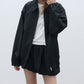 Casual & versatile gathered hem jacket | 2 color