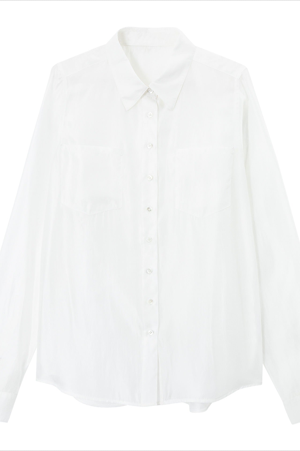 Viscose blend sheer regular fit shirt | 4 color