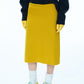 100% wool A-line straight skirt | 3 color