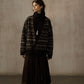 Wool blend loose-fit jacquard cardigan | 2 color