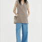 Sleek fit defined waist vest | 2 color