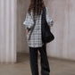 Cotton blend relaxed-fit curved leg corduroy pants | 3 color
