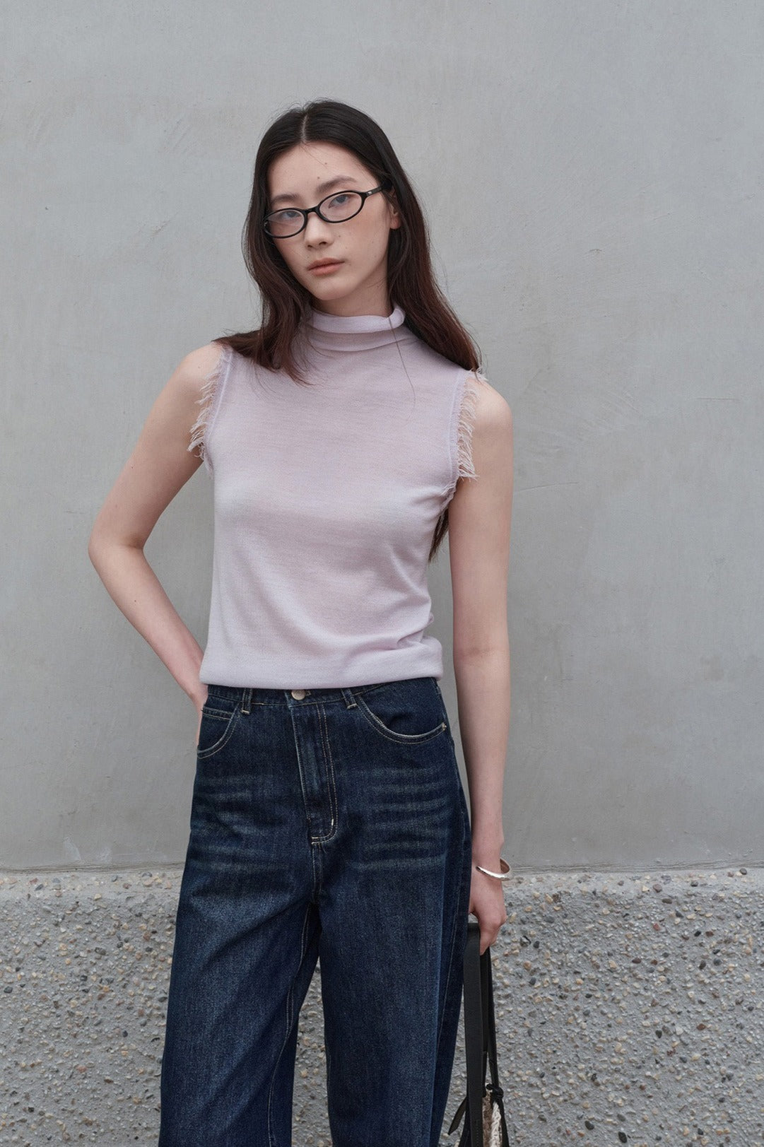 Chaleco de punto ligero 100 % lana | 3 colores