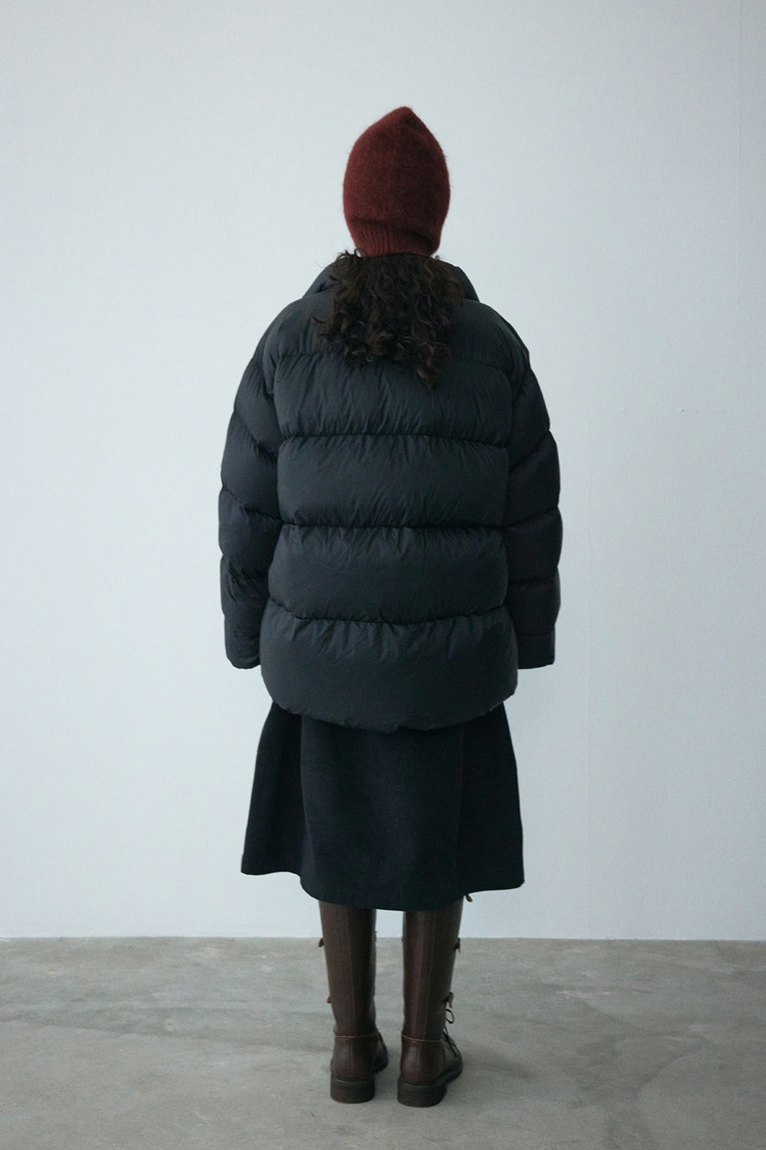 Lightweight high-neck oversized down jacket | 5 color