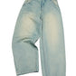 Jean ample style baggy 100% coton | 2 couleurs