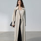 Viscose blend soft trench coat | 3 color