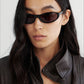 PU blend sleek panel retro style jacket | 2 color