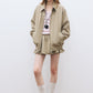 Casual & versatile gathered hem jacket | 2 color