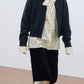 100% cotton floral pattern tie collar shirt | 2 color
