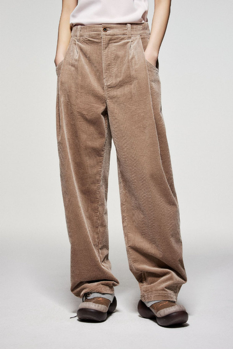 Lazy corduroy tapered casual pants | 3 color